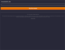 Tablet Screenshot of beadabit.de